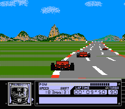 Al Unser Jr Turbo Racing (U) (Приставка Dendy)